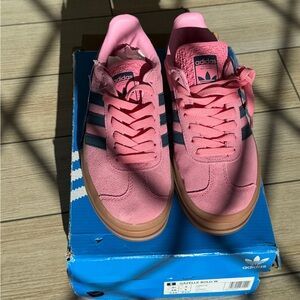 Adidas Pink Gazelle Bold 8  (38)